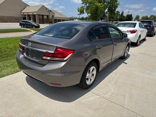 Alabaster Silver Metallic 2013 Honda Civic LX