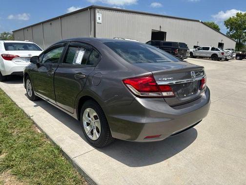 Alabaster Silver Metallic 2013 Honda Civic LX