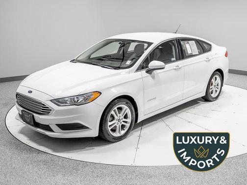 Oxford White 2018 Ford Fusion Hybrid S