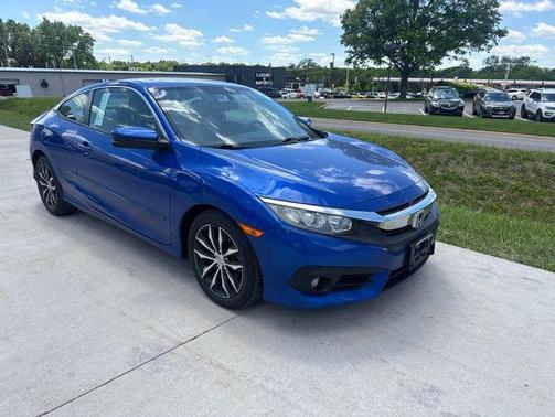 Aegean Blue Metallic 2018 Honda Civic EX-L
