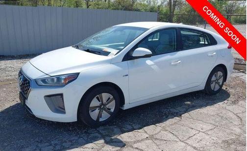 Ceramic White 2020 Hyundai IONIQ Hybrid Blue
