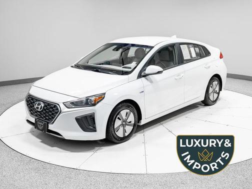 Ceramic White 2020 Hyundai IONIQ Hybrid Blue