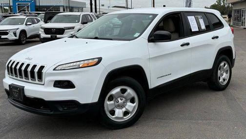 Bright White Clearcoat 2017 Jeep Cherokee Sport