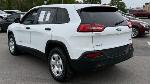 Bright White Clearcoat 2017 Jeep Cherokee Sport