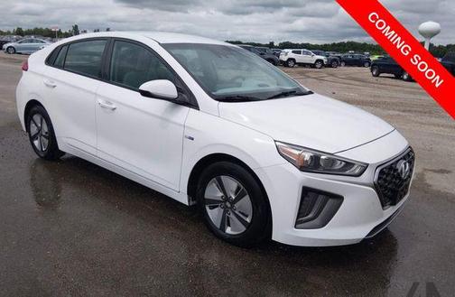 Ceramic White 2020 Hyundai IONIQ Hybrid Blue
