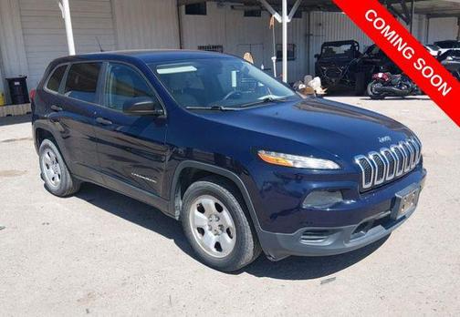True Blue Pearlcoat 2016 Jeep Cherokee Sport