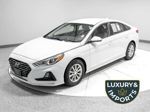 Quartz White Pearl 2018 Hyundai SONATA ECO