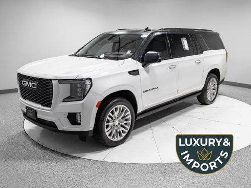 White Frost Tricoat 2023 GMC Yukon XL Denali