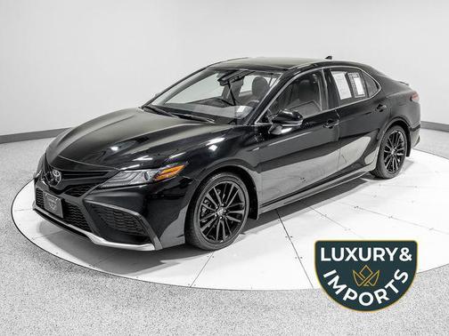 Midnight Black Metallic 2023 Toyota Camry XSE