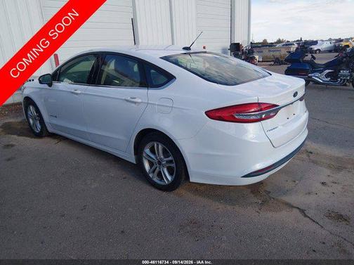 Oxford White 2018 Ford Fusion Hybrid S