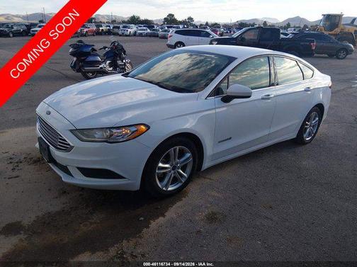 Oxford White 2018 Ford Fusion Hybrid S