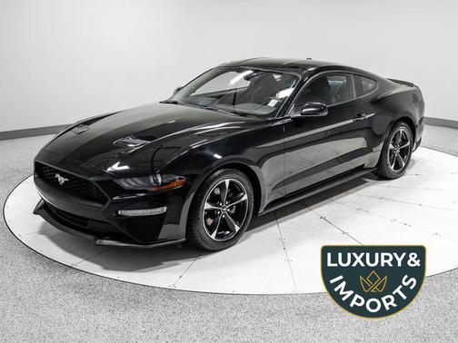Shadow Black 2018 Ford Mustang EcoBoost