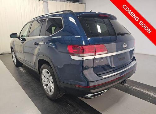 Blue Metallic 2023 Volkswagen Atlas 3.6L SE w/Technology
