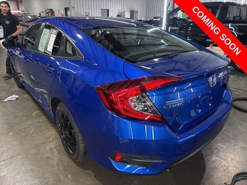 Aegean Blue Metallic 2018 Honda Civic LX