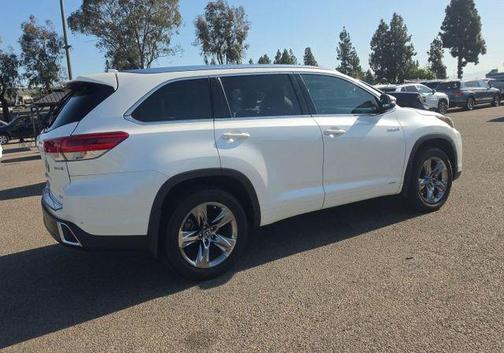Blizzard Pearl 2019 Toyota Highlander Hybrid Platinum
