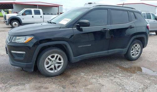 Diamond Black Crystal Pearlcoat 2018 Jeep Compass Sport