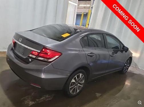 Gray 2015 Honda Civic EX