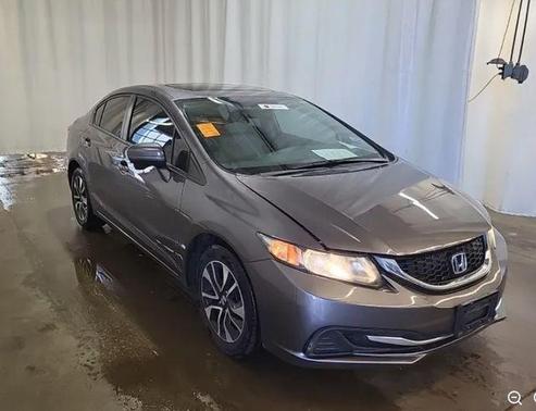 Gray 2015 Honda Civic EX