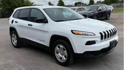 Bright White Clearcoat 2017 Jeep Cherokee Sport