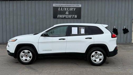 Bright White Clearcoat 2017 Jeep Cherokee Sport