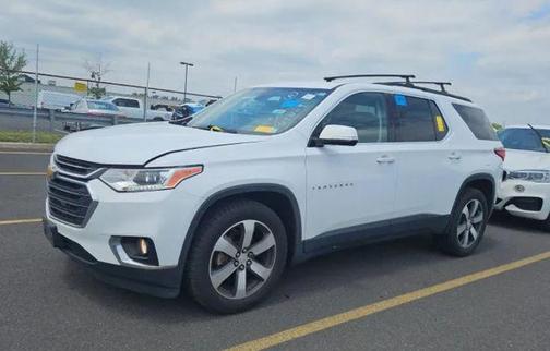 Summit White 2019 Chevrolet Traverse LT Leather