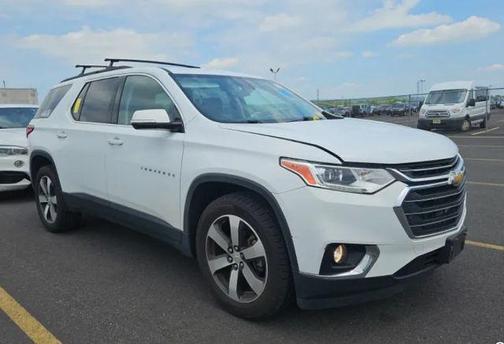 Summit White 2019 Chevrolet Traverse LT Leather