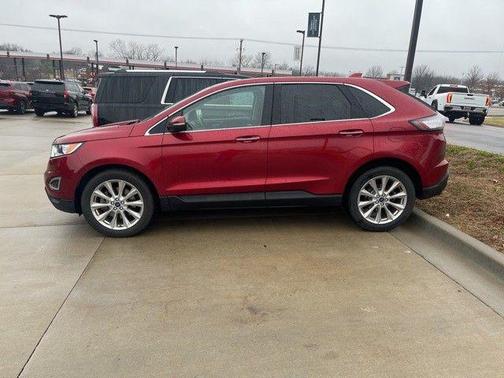 Ruby Red 2017 Ford Edge Titanium