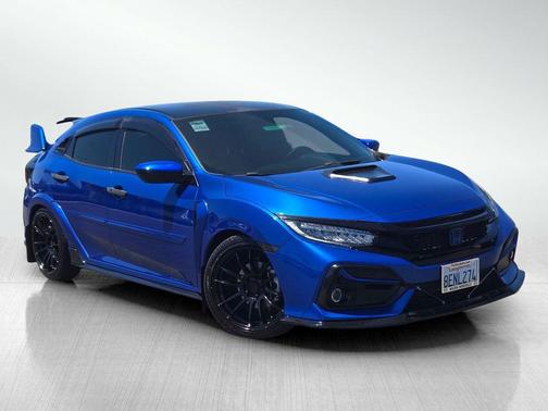 Aegean Blue Metallic 2018 Honda Civic Sport