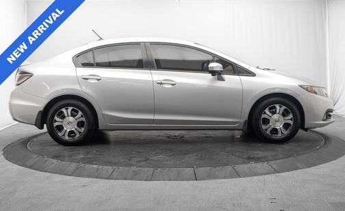 Alabaster Silver Metallic 2015 Honda Civic Hybrid