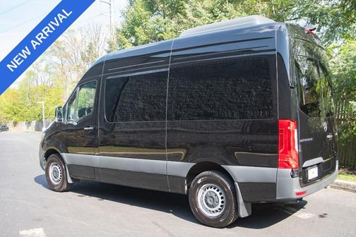 Obsidian Black Metallic 2024 Mercedes-Benz Sprinter 2500 144 WB Standard Roof Passenger