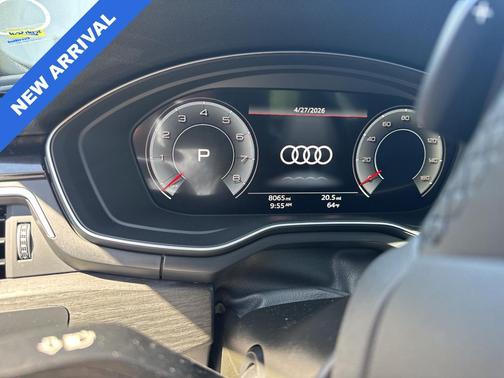 Glacier White Metallic w/ Black Roof 2024 Audi A5 45 S line quattro Premium