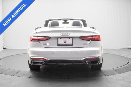Glacier White Metallic w/ Black Roof 2024 Audi A5 45 S line quattro Premium