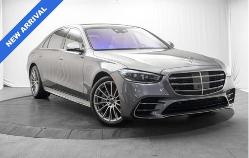 Gray 2023 Mercedes-Benz S-Class S 500 4MATIC