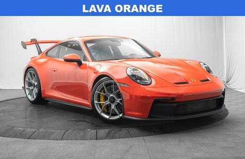 Lava Orange 2022 Porsche 911 GT3