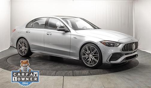 Cirrus Silver Metallic 2024 Mercedes-Benz AMG C 43 Base 4MATIC