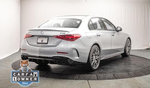 Cirrus Silver Metallic 2024 Mercedes-Benz AMG C 43 Base 4MATIC