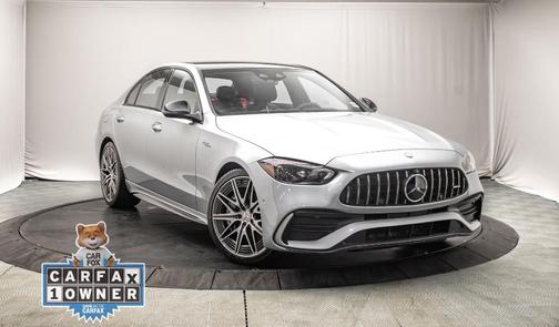 Cirrus Silver Metallic 2024 Mercedes-Benz AMG C 43 Base 4MATIC