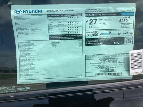 2025 Hyundai SONATA N Line