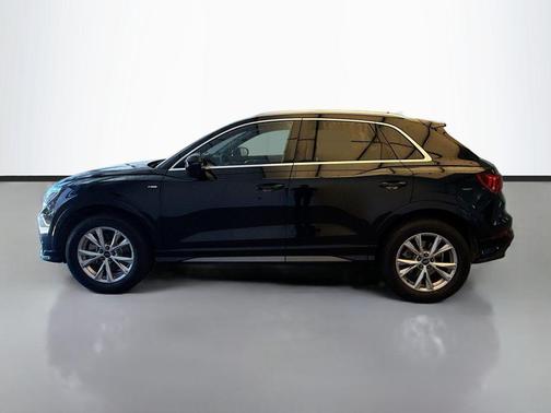 Mythos Black Metallic 2025 Audi Q3 45 S line Premium Plus