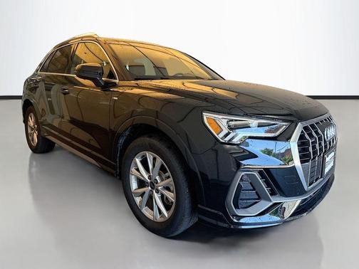Mythos Black Metallic 2025 Audi Q3 45 S line Premium Plus