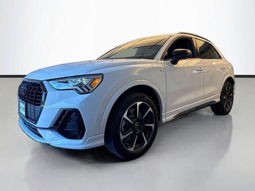 Glacier White 2025 Audi Q3 45 S line Premium Plus