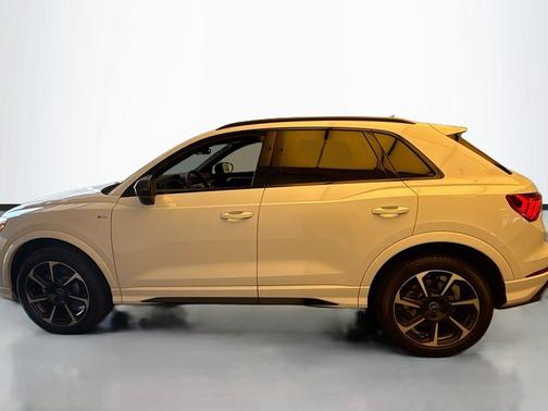 Glacier White 2025 Audi Q3 45 S line Premium Plus