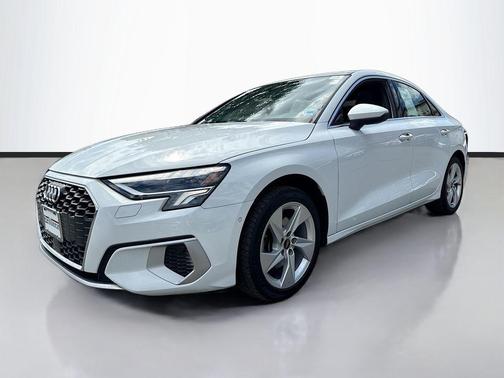 Glacier White Metallic 2023 Audi A3 Premium