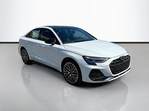 glacier white metallic 2026 Audi S3 TFSI quattro S tronic