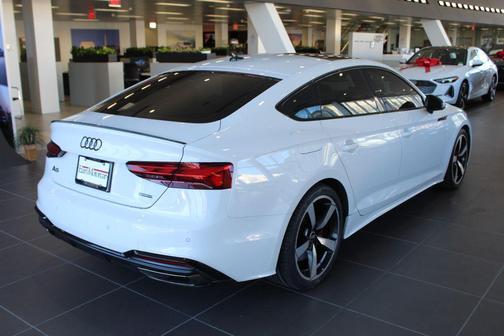 Glacier White Metallic 2023 Audi A5 Sportback 45 S Line Premium Plus