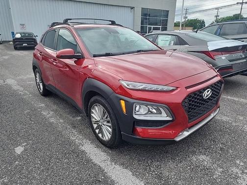 Red 2021 Hyundai KONA SEL Plus