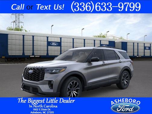 Carbonized Gray Metallic 2026 Ford Explorer ST-Line