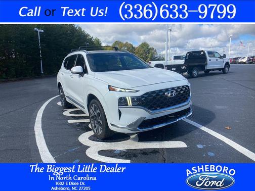 Quartz White 2021 Hyundai SANTA FE Calligraphy