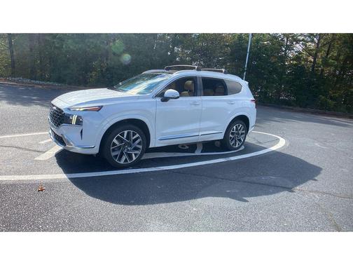 Quartz White 2021 Hyundai SANTA FE Calligraphy