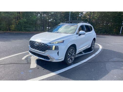 Quartz White 2021 Hyundai SANTA FE Calligraphy